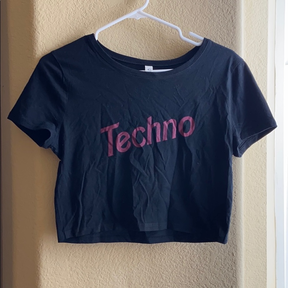 Barbie Techno crop top